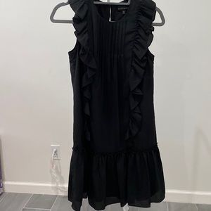 Black summer mini dress